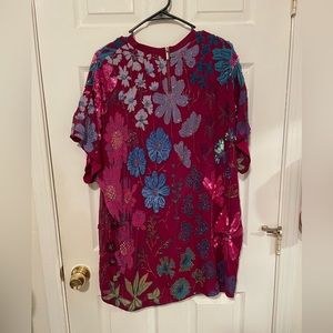 free people mini jewel dress , medium , worn once